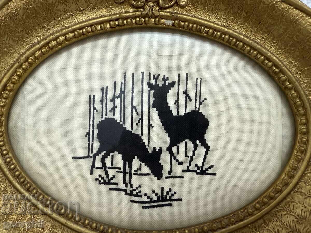 Gobelin with forest scene / FROM 00.01 st. over 100 auctions with price 4.50 BGN | € 2.30 Gobelin with forest scene / FROM 00.01 st. over 100 auctions with price 4.50 BGN | € 2.30