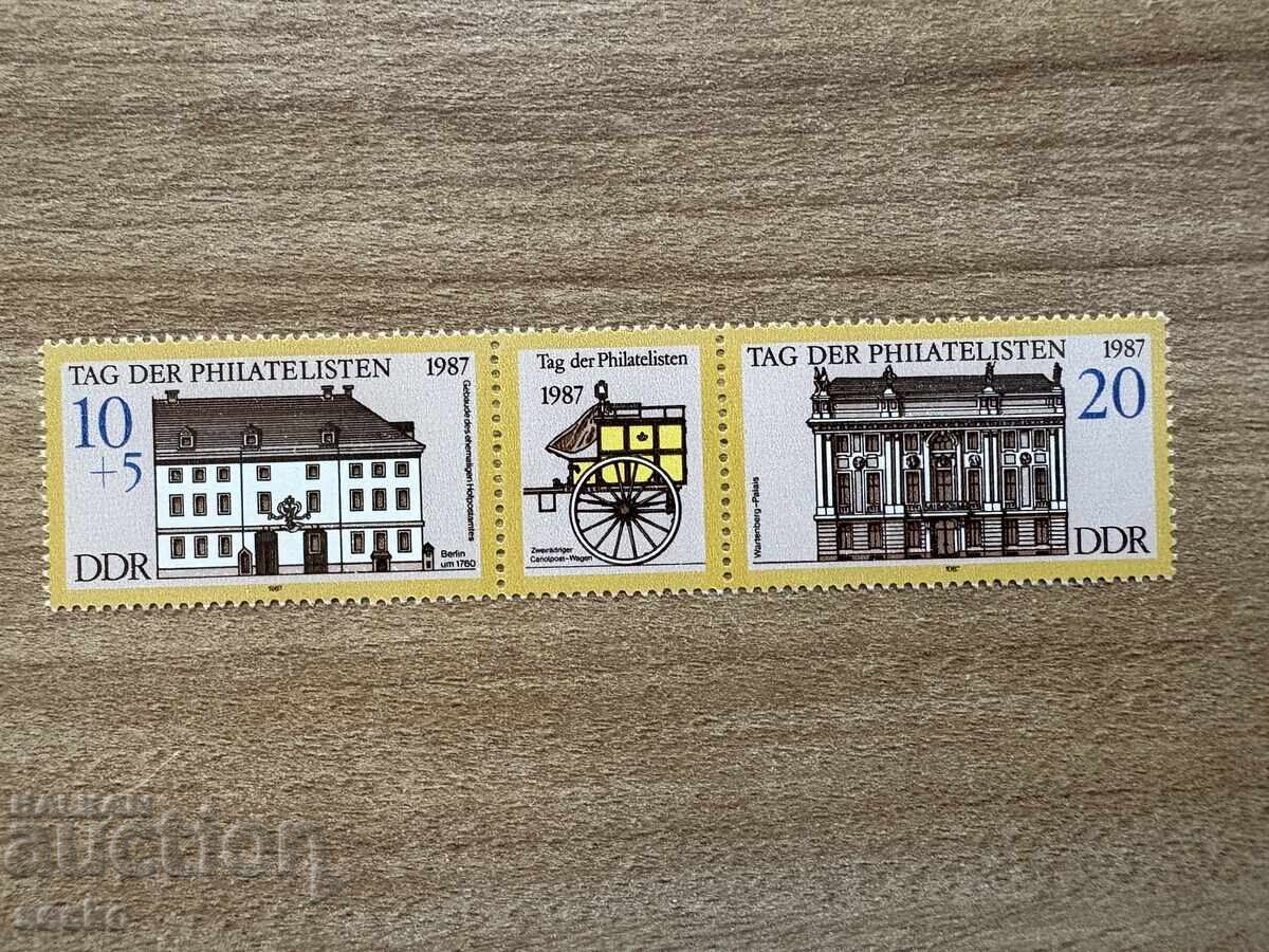 ΓΔΛ - Ημέρα της Γραμματοσήμου (1987) MNH ΓΔΛ - Ημέρα της Γραμματοσήμου (1987) MNH