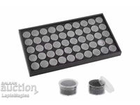 Οργανωτής με 50 στρογγυλά κουτιά για πολύτιμους λίθους