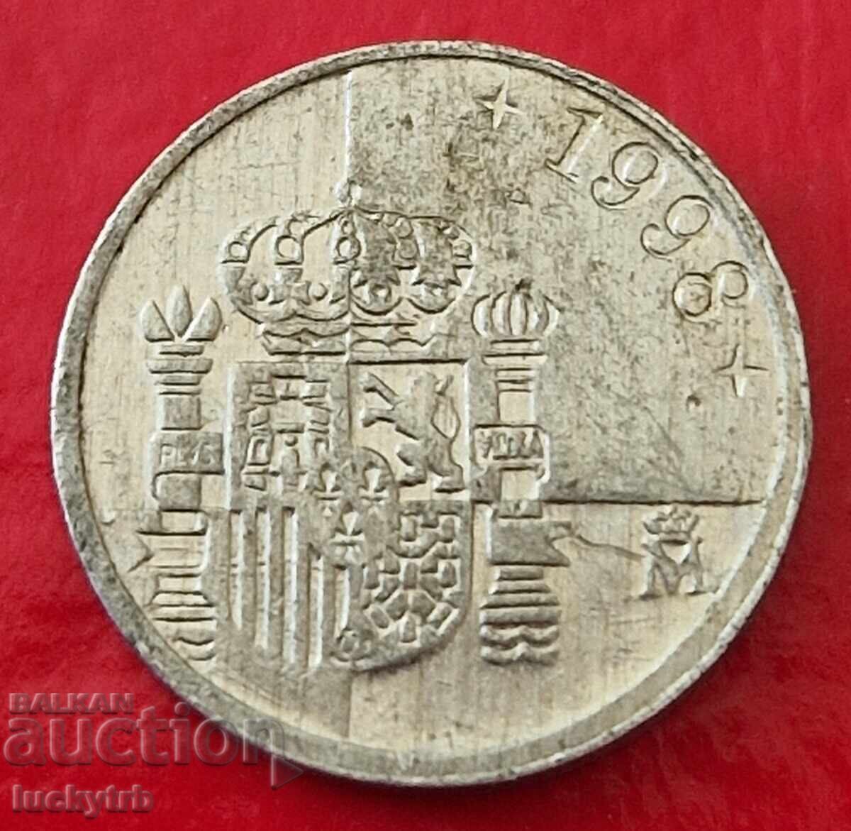 1 πεσέτα 1998 - Ισπανία με τιμή € 0.50 | 0.98 BGN 1 πεσέτα 1998 - Ισπανία με τιμή € 0.50 | 0.98 BGN