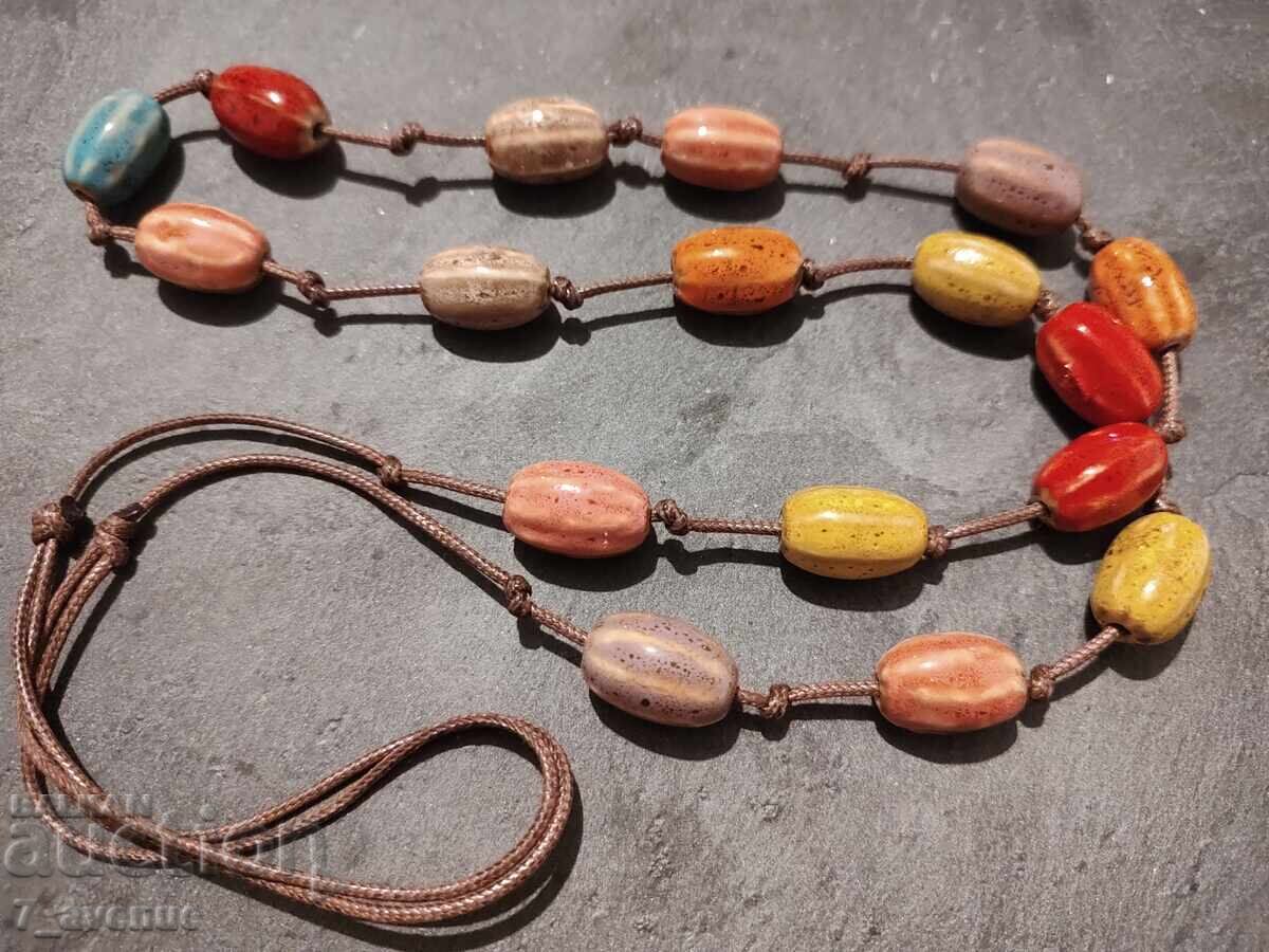 Delivery of Necklace, jewelry, long necklace with ceramic links 4.11.25