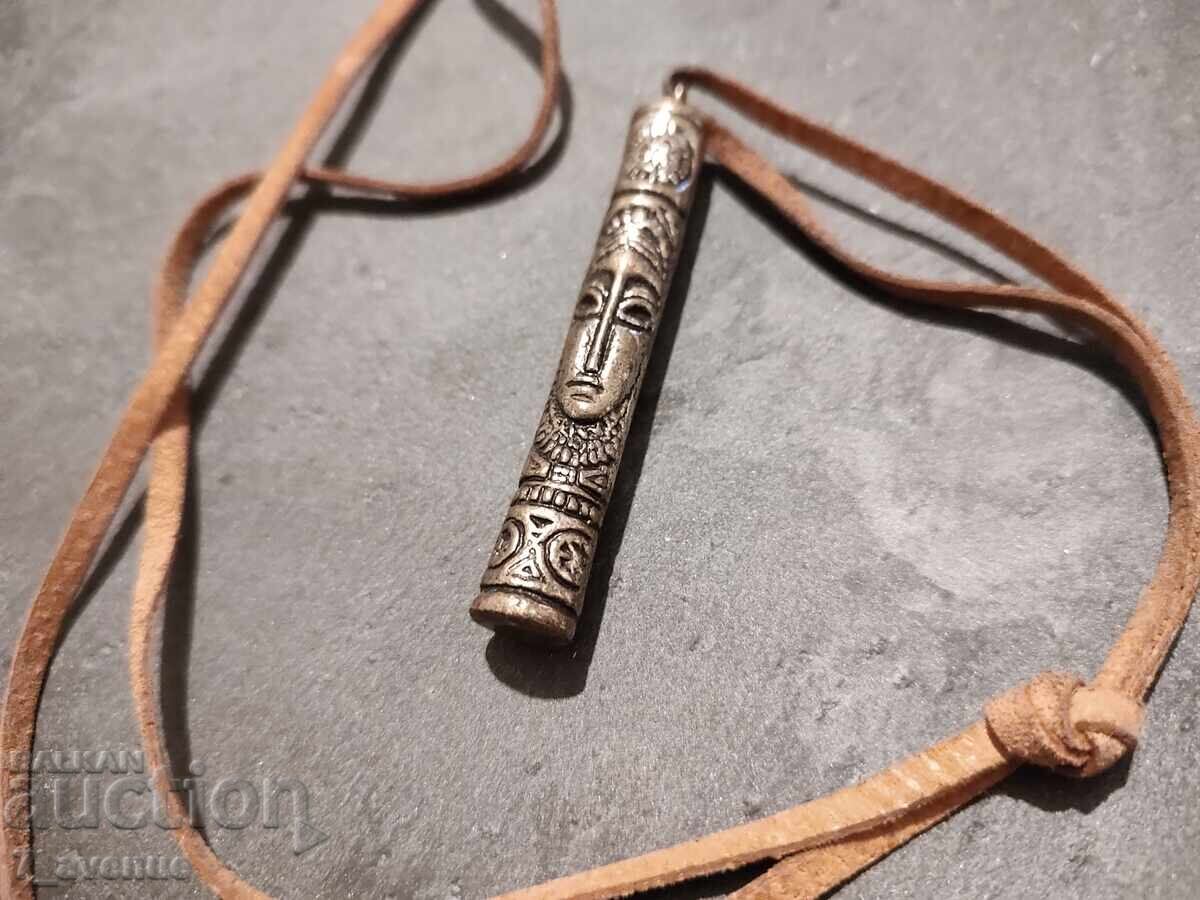 Necklace, jewelry, heavy, massive, large pendant, 4.11.25