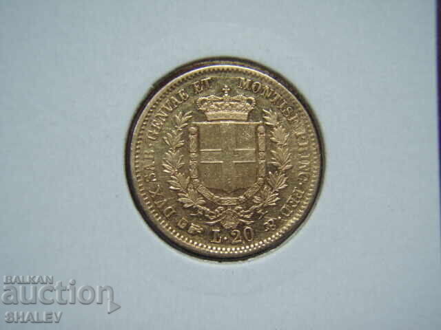 Delivery of 20 Lire 1855 Sardinia / Italy - XF/AU (gold)