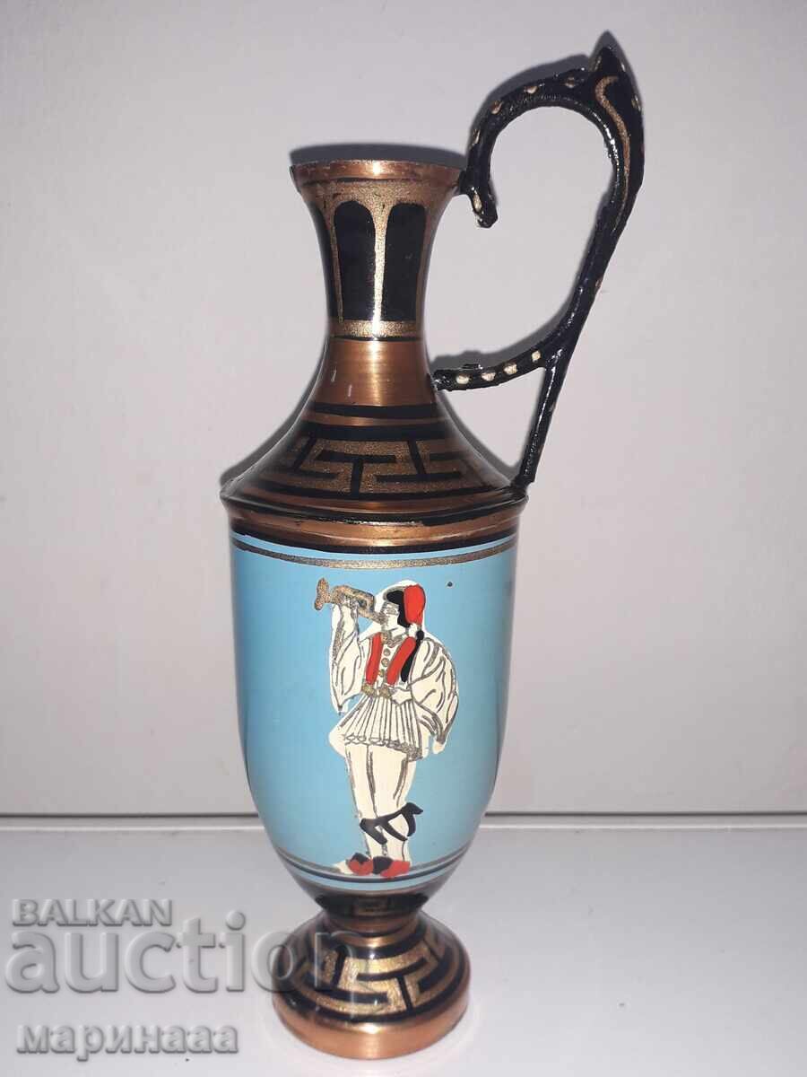 OLD COPPER KETTLE. SOUVENIR. GREECE with price 7.00 BGN | € 3.58