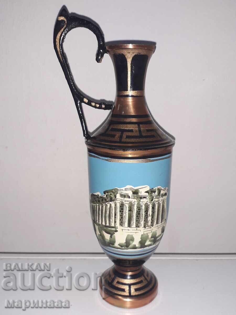 OLD COPPER KETTLE. SOUVENIR. GREECE