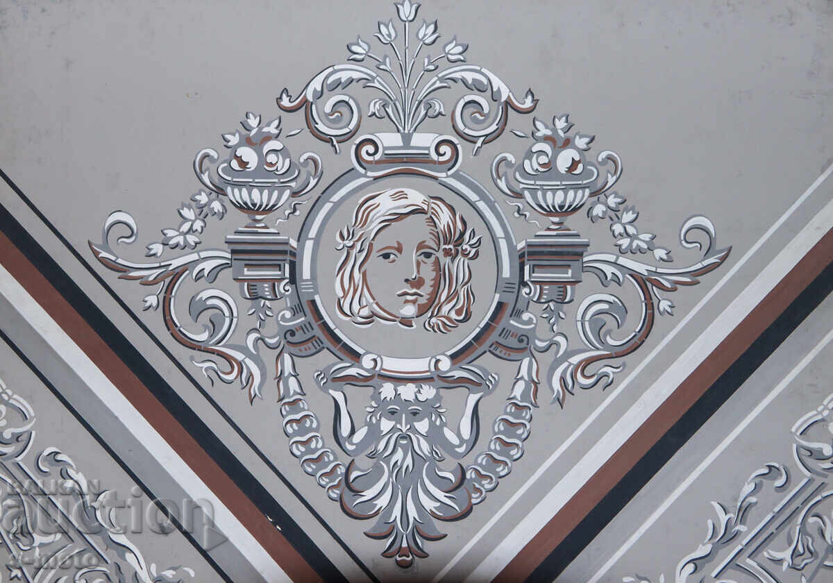 Mare pictură guașă element arhitectural cu preț 500.00 BGN | € 255.65 Mare pictură guașă element arhitectural cu preț 500.00 BGN | € 255.65