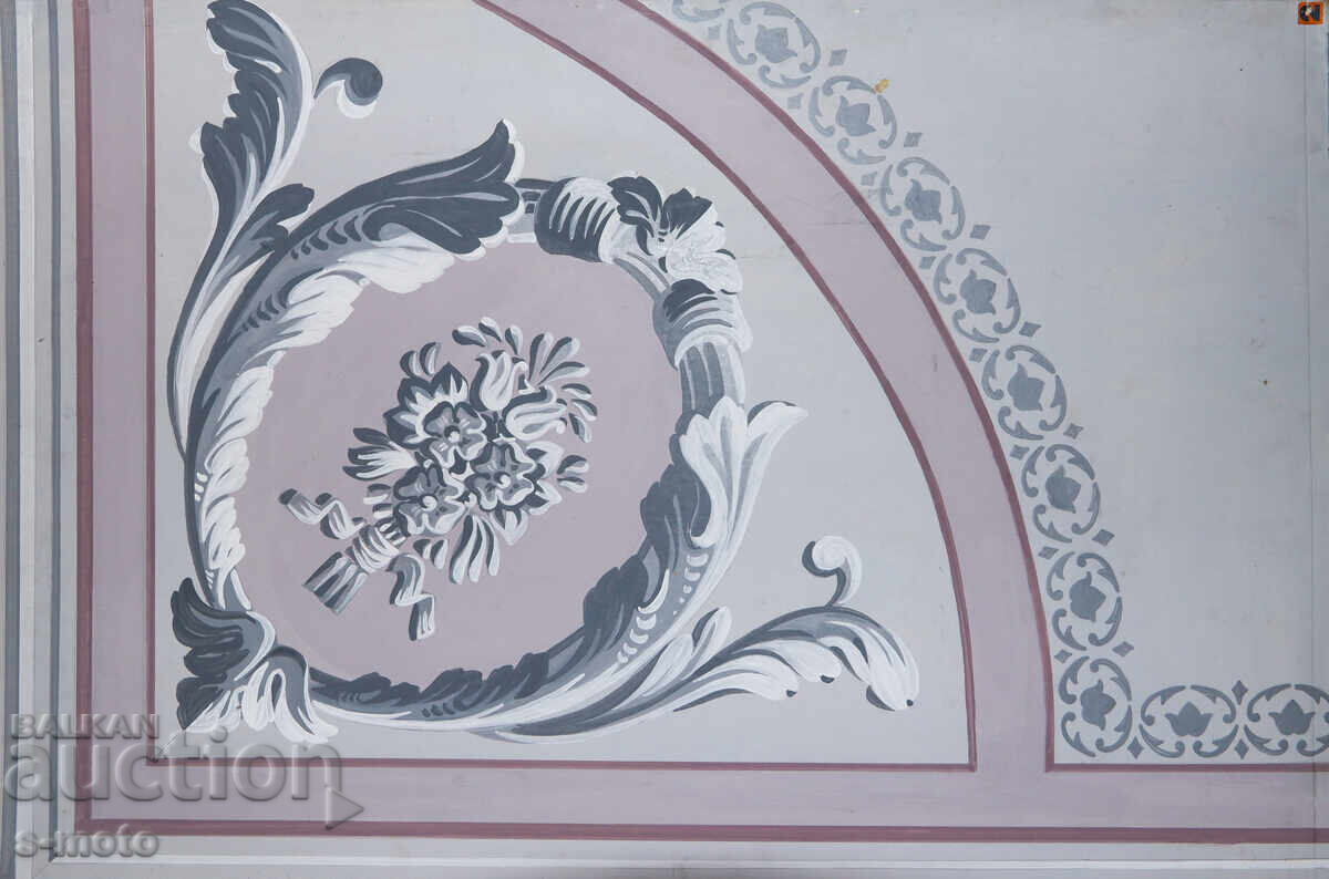 Голяма картина гваш архитектурен елемент Голяма картина гваш архитектурен елемент