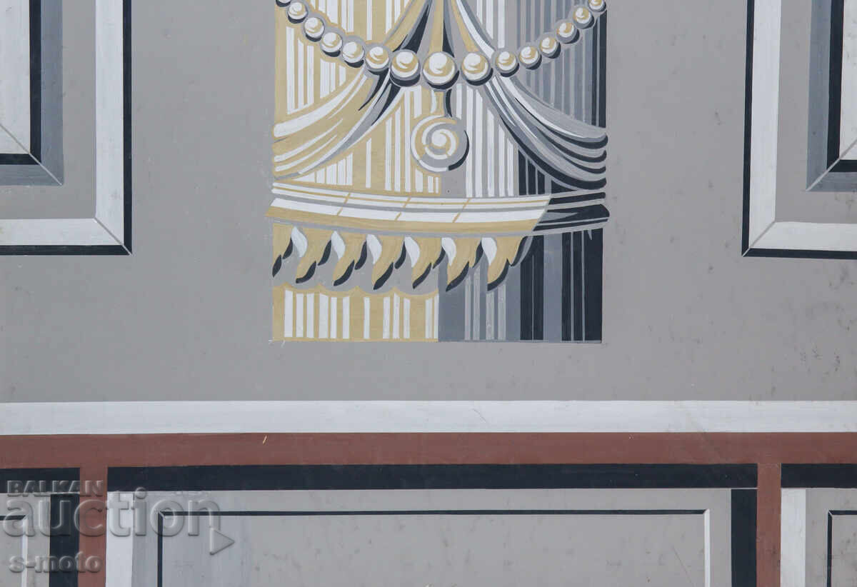 Παράδοση Μεγάλη εικόνα γκουάς αρχιτεκτονικό στοιχείο