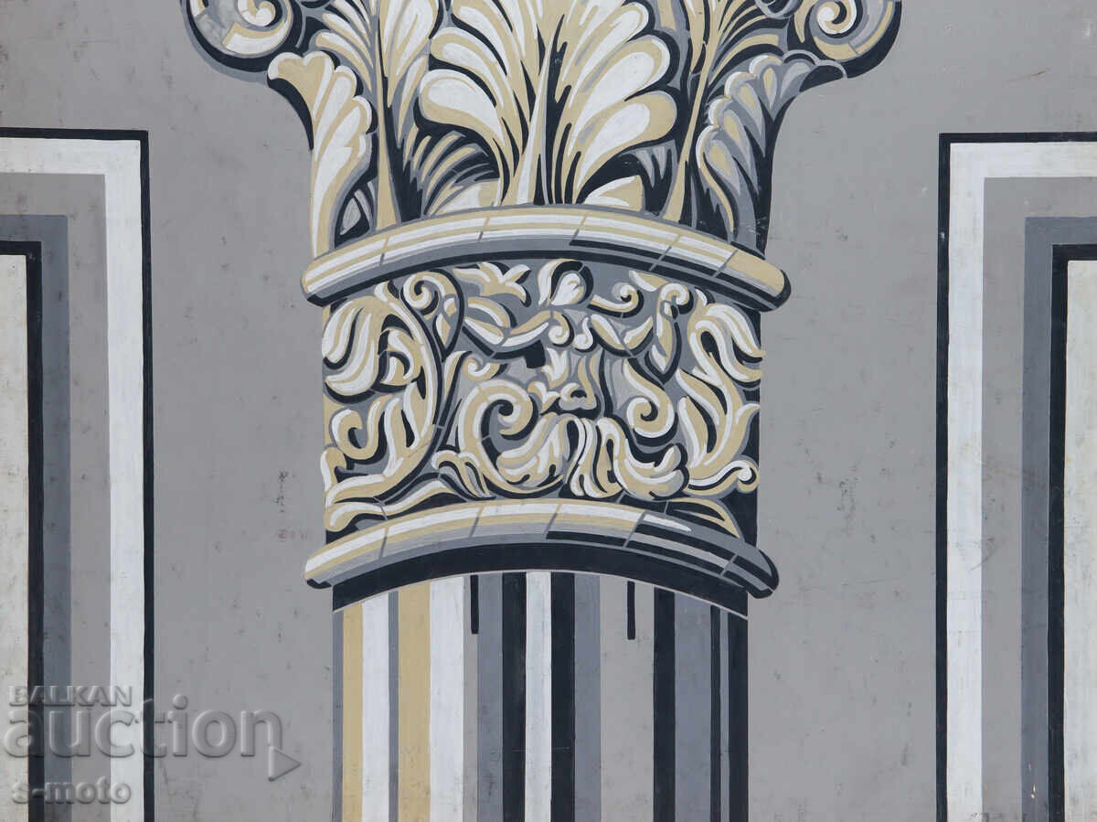 Голяма картина гваш архитектурен елемент - 6 Голяма картина гваш архитектурен елемент - 6