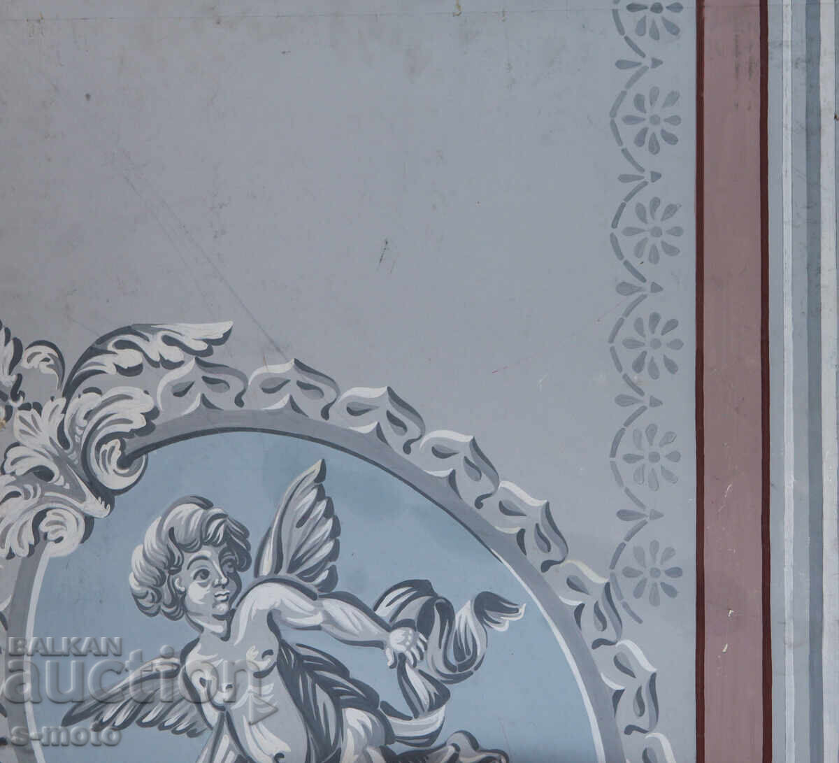 Доставка на Голяма картина гваш архитектурен елемент Доставка на Голяма картина гваш архитектурен елемент