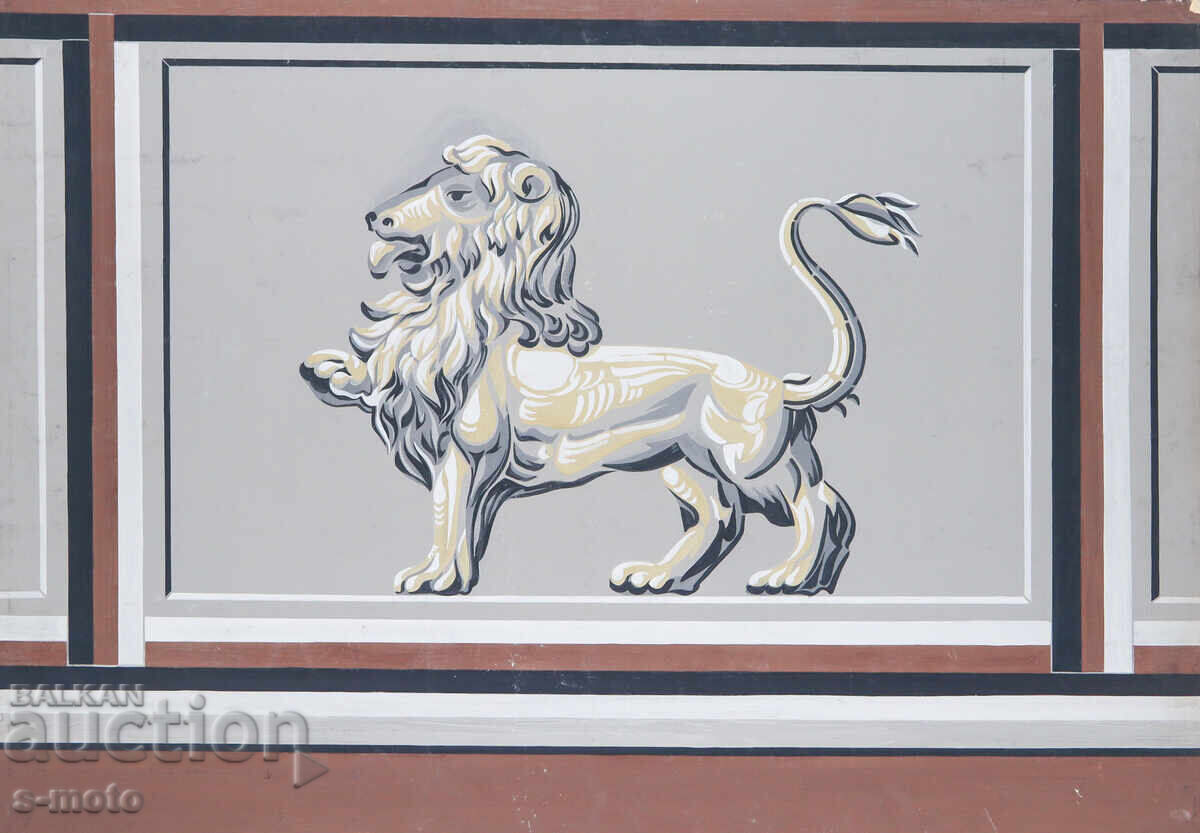 Голяма картина гваш архитектурен елемент с цена 500.00 лв. | € 255.65 Голяма картина гваш архитектурен елемент с цена 500.00 лв. | € 255.65