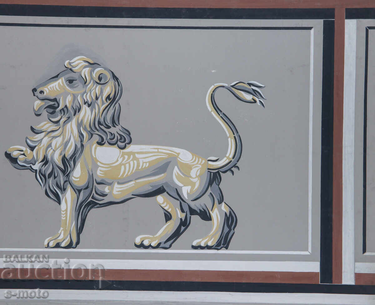 Голяма картина гваш архитектурен елемент - 6 Голяма картина гваш архитектурен елемент - 6