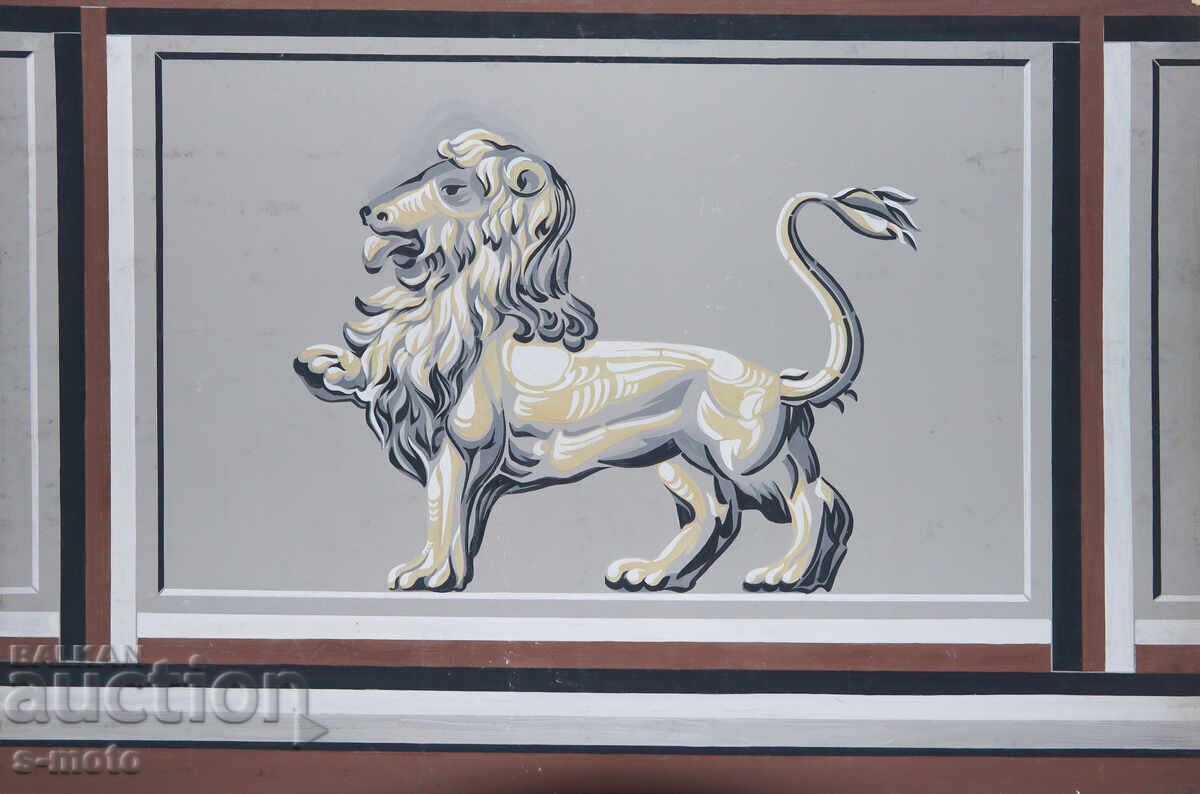 Голяма картина гваш архитектурен елемент Голяма картина гваш архитектурен елемент