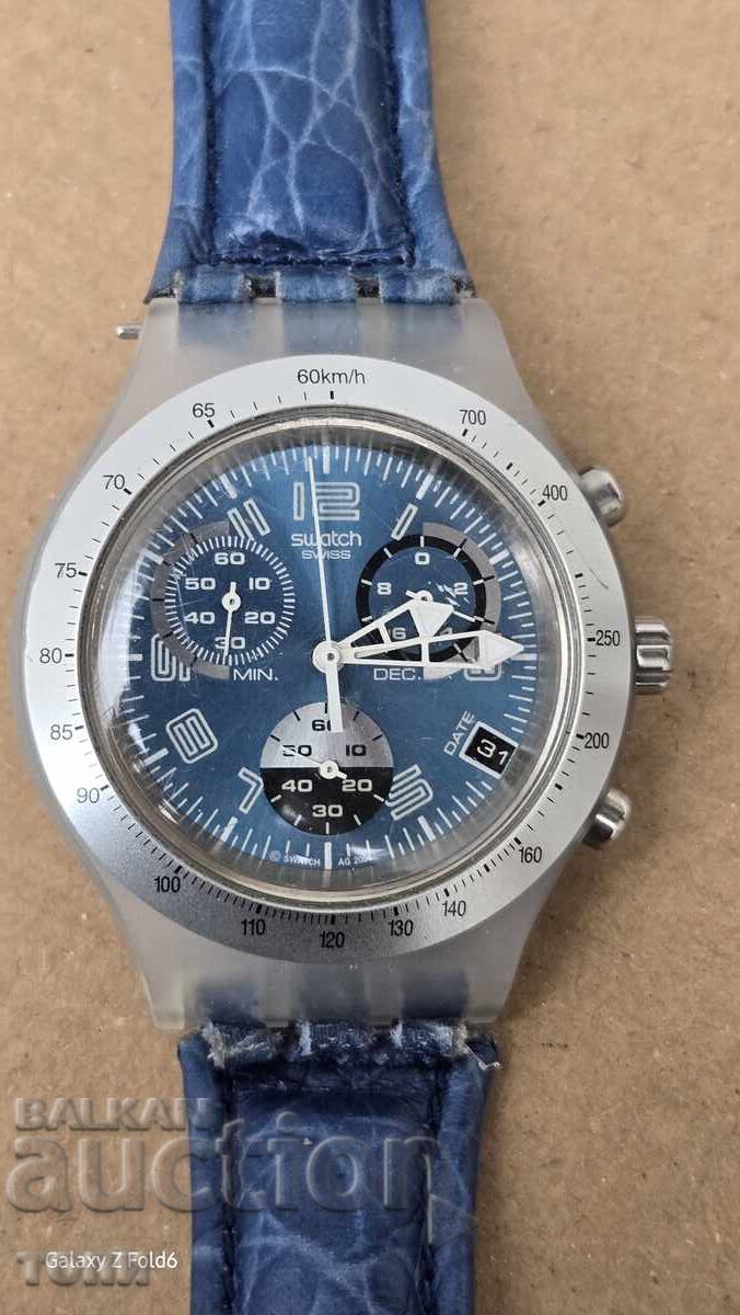 SWATCH CHRONOGRAPH QUARTZ SWISS MADE ΣΠΑΝΙΟ ΛΕΙΤΟΥΡΓΕΙ ΧΩΡΙΣ ΕΓΓΥΗΣΗ με τιμή 37.00 BGN | € 18.92 SWATCH CHRONOGRAPH QUARTZ SWISS MADE ΣΠΑΝΙΟ ΛΕΙΤΟΥΡΓΕΙ ΧΩΡΙΣ ΕΓΓΥΗΣΗ με τιμή 37.00 BGN | € 18.92