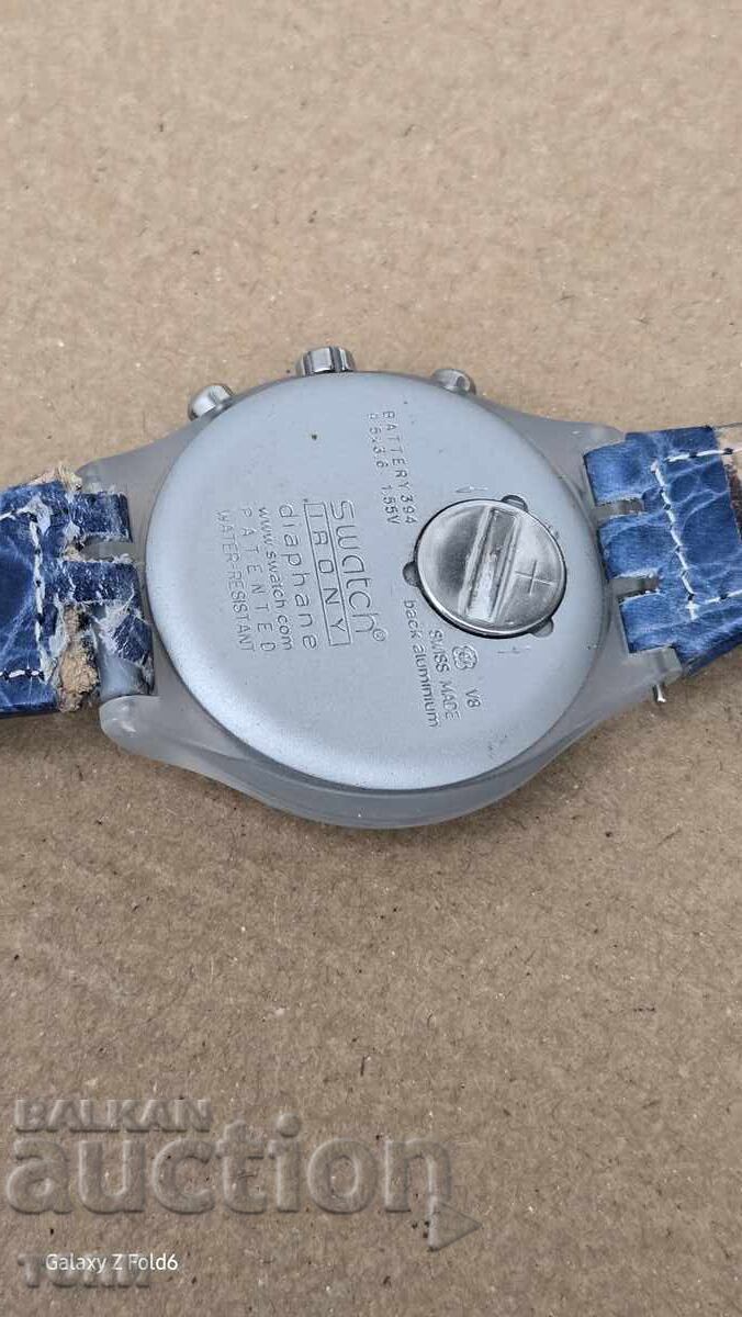 Παράδοση SWATCH CHRONOGRAPH QUARTZ SWISS MADE ΣΠΑΝΙΟ ΛΕΙΤΟΥΡΓΕΙ ΧΩΡΙΣ ΕΓΓΥΗΣΗ Παράδοση SWATCH CHRONOGRAPH QUARTZ SWISS MADE ΣΠΑΝΙΟ ΛΕΙΤΟΥΡΓΕΙ ΧΩΡΙΣ ΕΓΓΥΗΣΗ