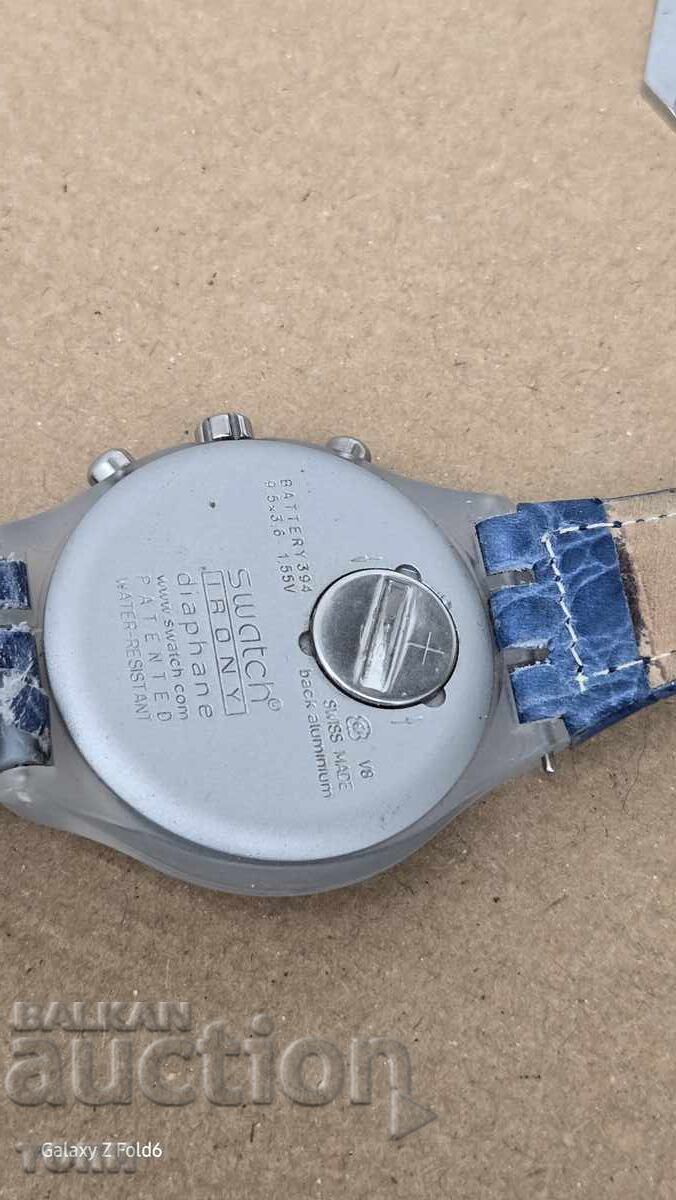 SWATCH CHRONOGRAPH QUARTZ SWISS MADE ΣΠΑΝΙΟ ΛΕΙΤΟΥΡΓΕΙ ΧΩΡΙΣ ΕΓΓΥΗΣΗ - 6 SWATCH CHRONOGRAPH QUARTZ SWISS MADE ΣΠΑΝΙΟ ΛΕΙΤΟΥΡΓΕΙ ΧΩΡΙΣ ΕΓΓΥΗΣΗ - 6