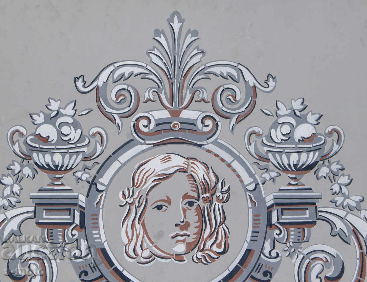 Доставка на Голяма картина гваш архитектурен елемент Доставка на Голяма картина гваш архитектурен елемент