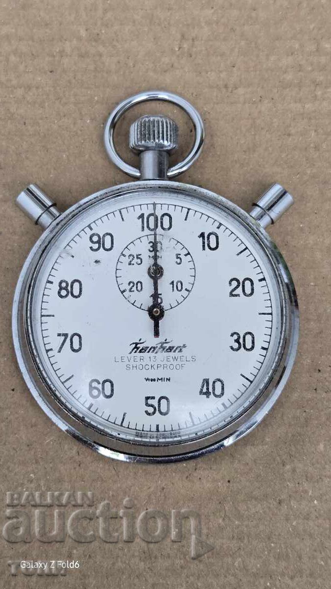 HANHAR CHRONOGRAPH GERMANY РЯДЪК РАБОТИ БЕЗ ГАРАНЦИЯ БЗЦ  !!