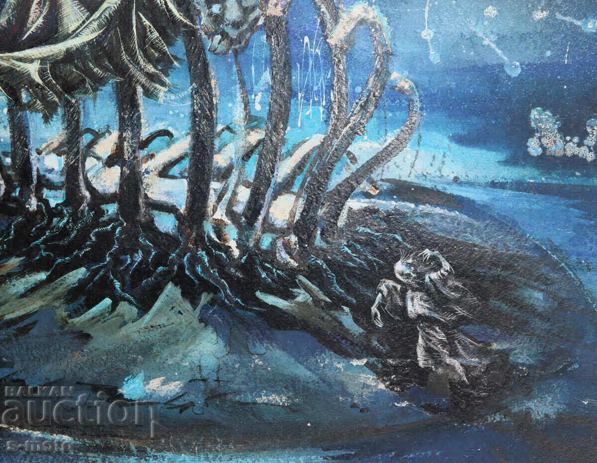 Μεγάλος πίνακας αφηρημένη σύνθεση - 5