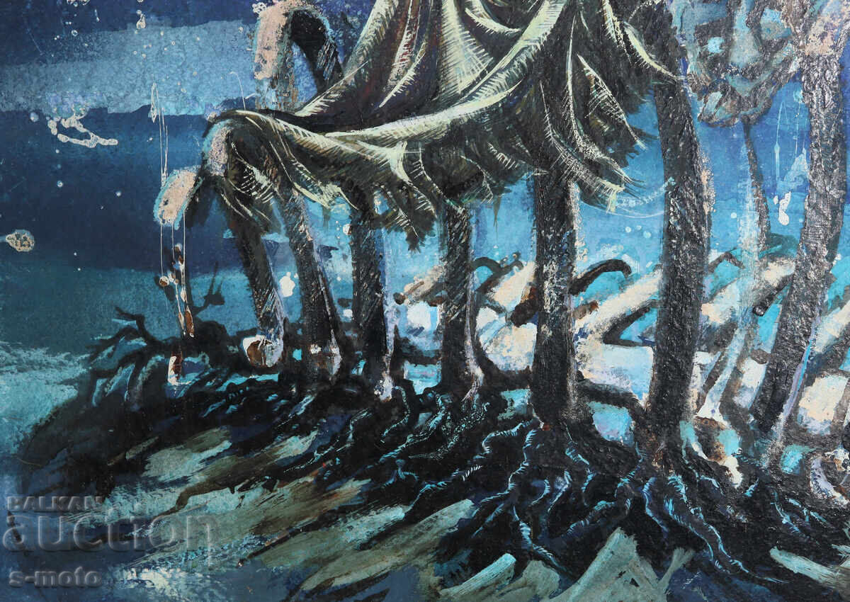 Μεγάλος πίνακας αφηρημένη σύνθεση - 6