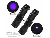 Lanterna ultravioleta 365nm fara filtru