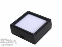 Cutie pentru bijuterii cu pietre prețioase 3x3 cm neagră