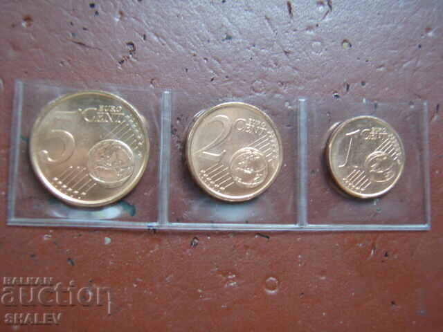 1, 2, 5 Cents 2006 San Marino (1, 2 and 5 Cents of San Marino) Uncirculated - 7