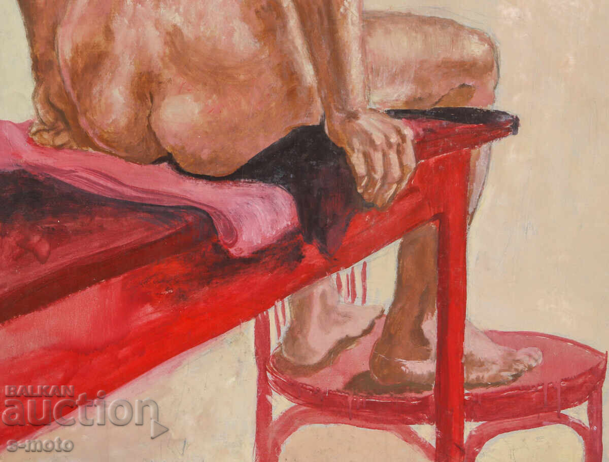 Μεγάλη ελαιογραφία γυμνό σώμα - 6