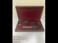 Pair of flintlock pistols