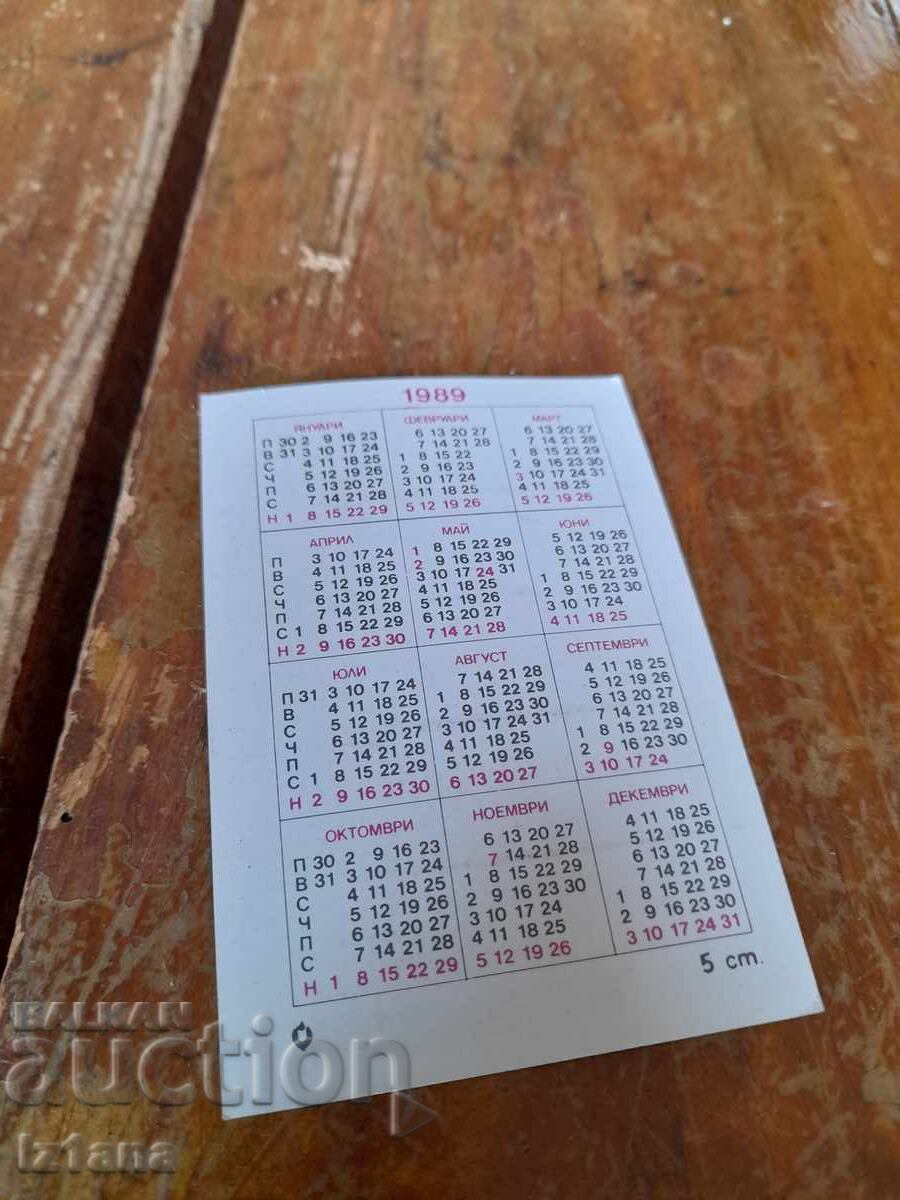 Calendar cu Costum Popular din Silistra 1989 cu preț 8.00 BGN | € 4.09