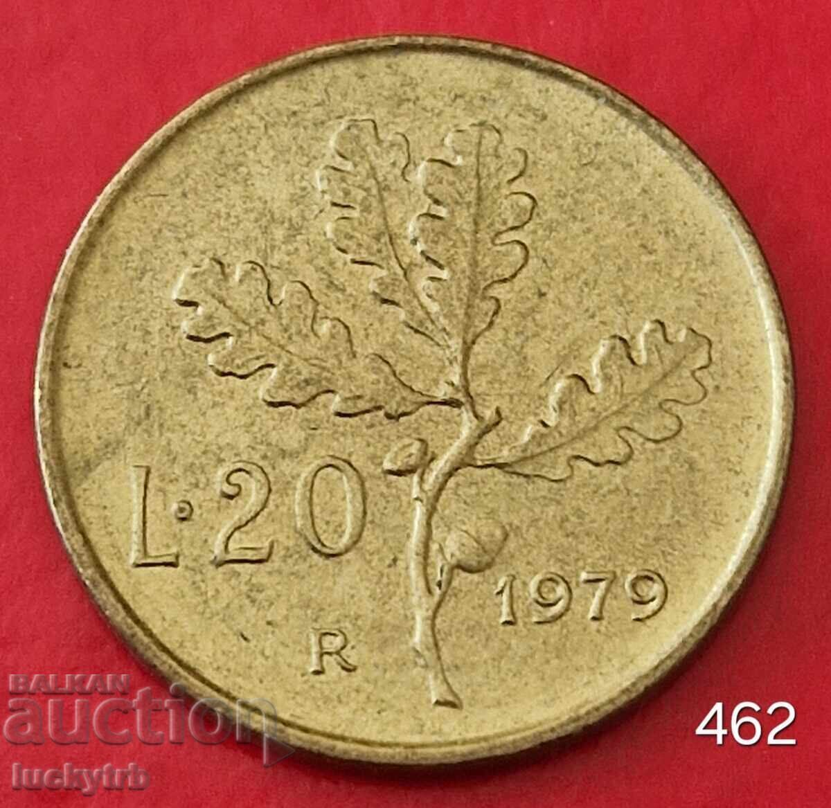 20 lire 1979 - Italia