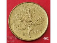 20 лири 1979 - Италия