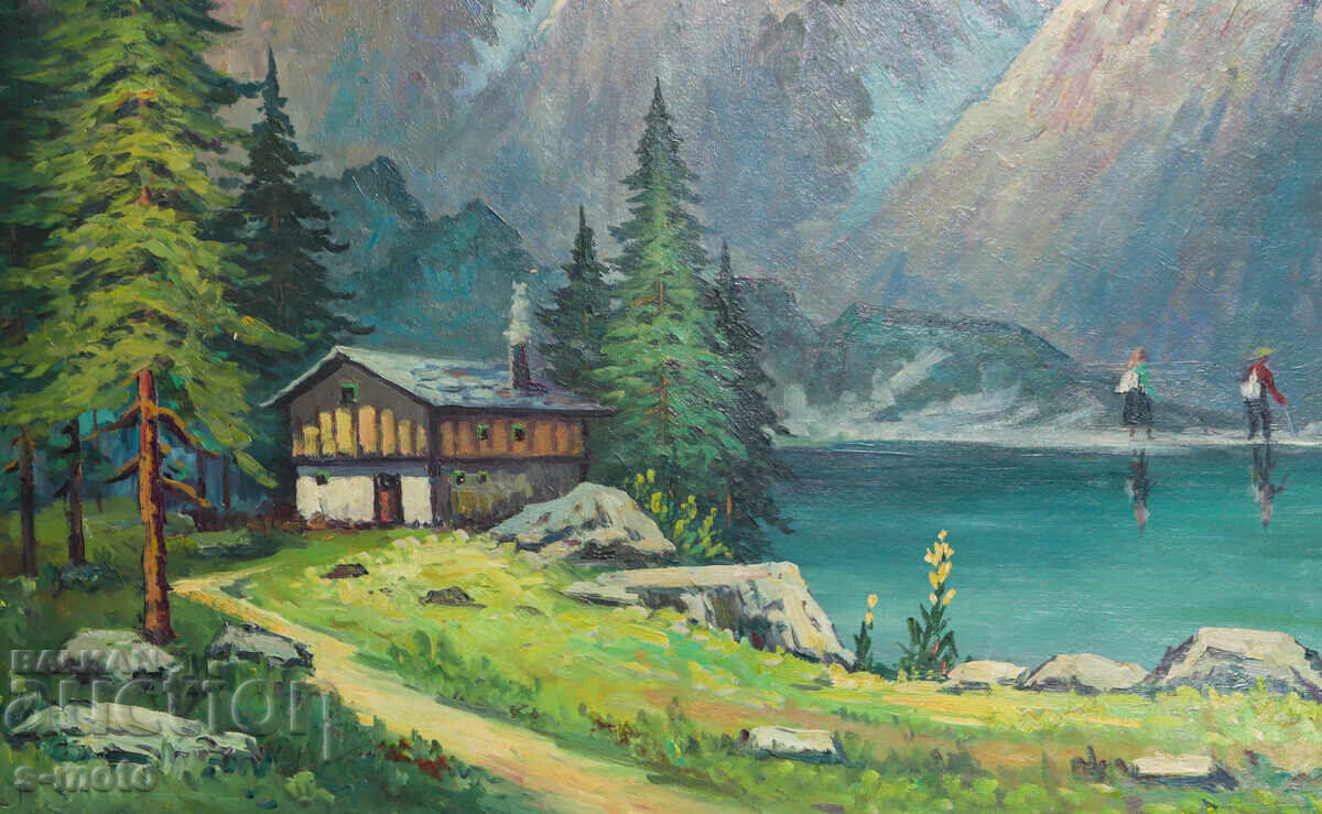 Голяма картина маслени бои пейзаж - 5