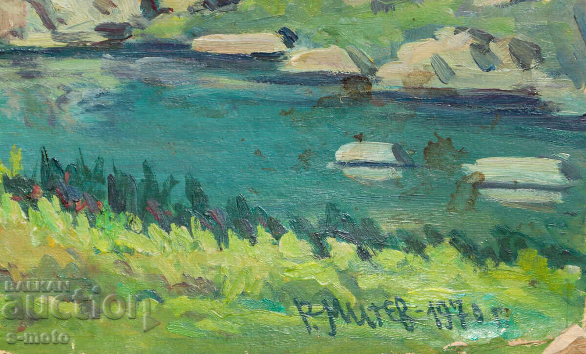 Голяма картина маслени бои пейзаж - 6