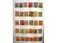 Postage stamps Hamburg 1859 - 1867