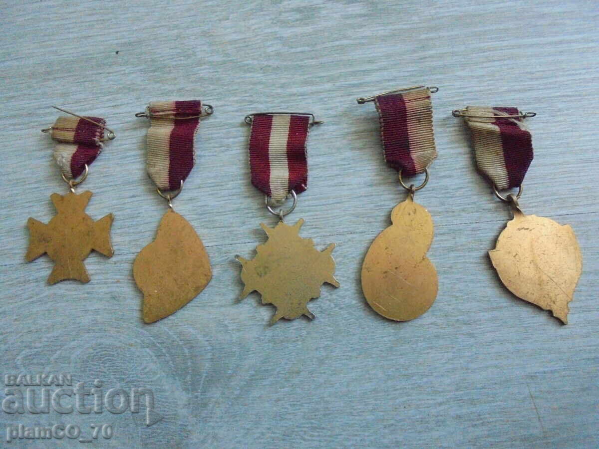 №*8346 Medalii vechi / insignii retro / set de colecție - 6