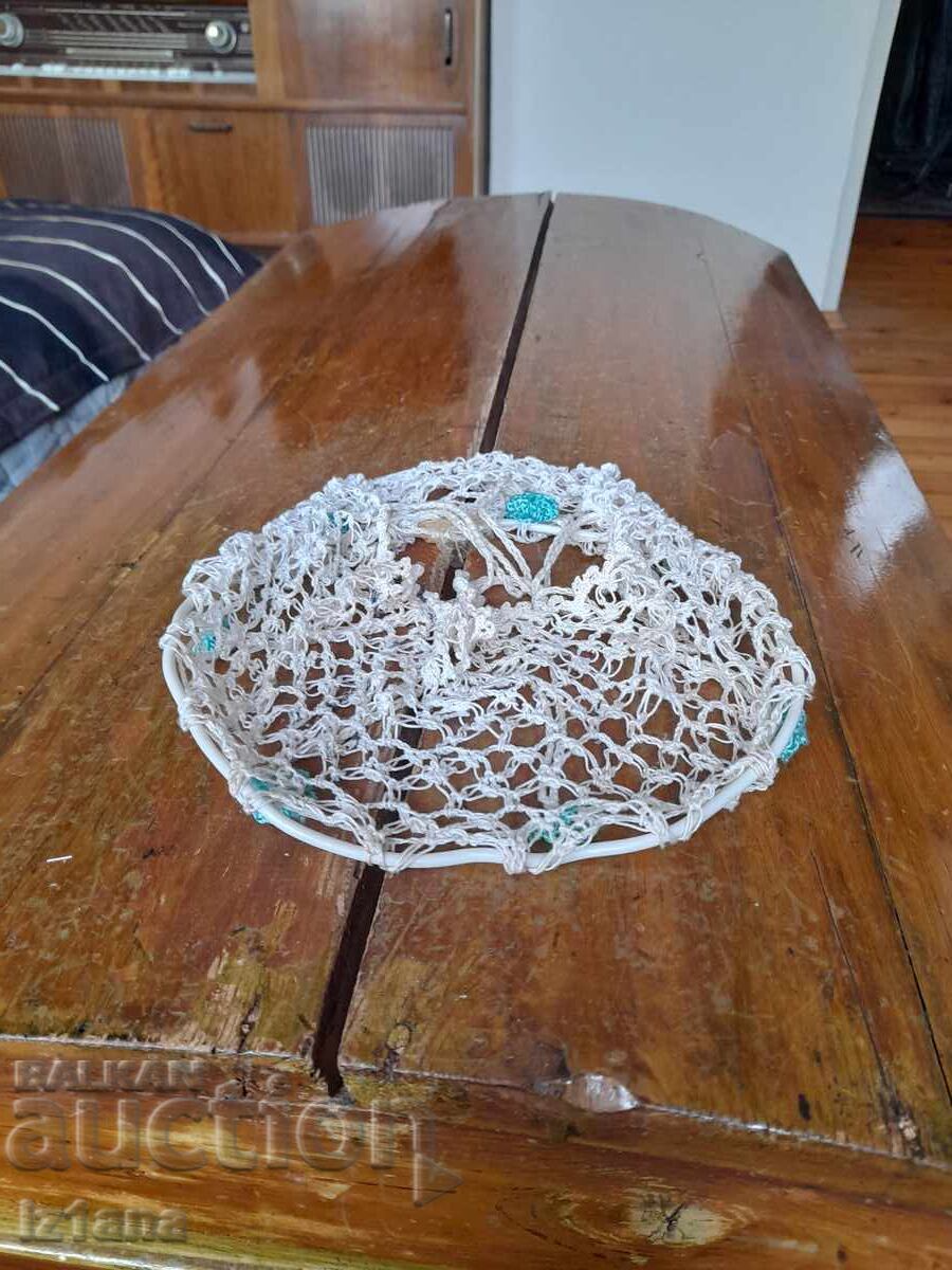 Old woven chandelier Old woven chandelier