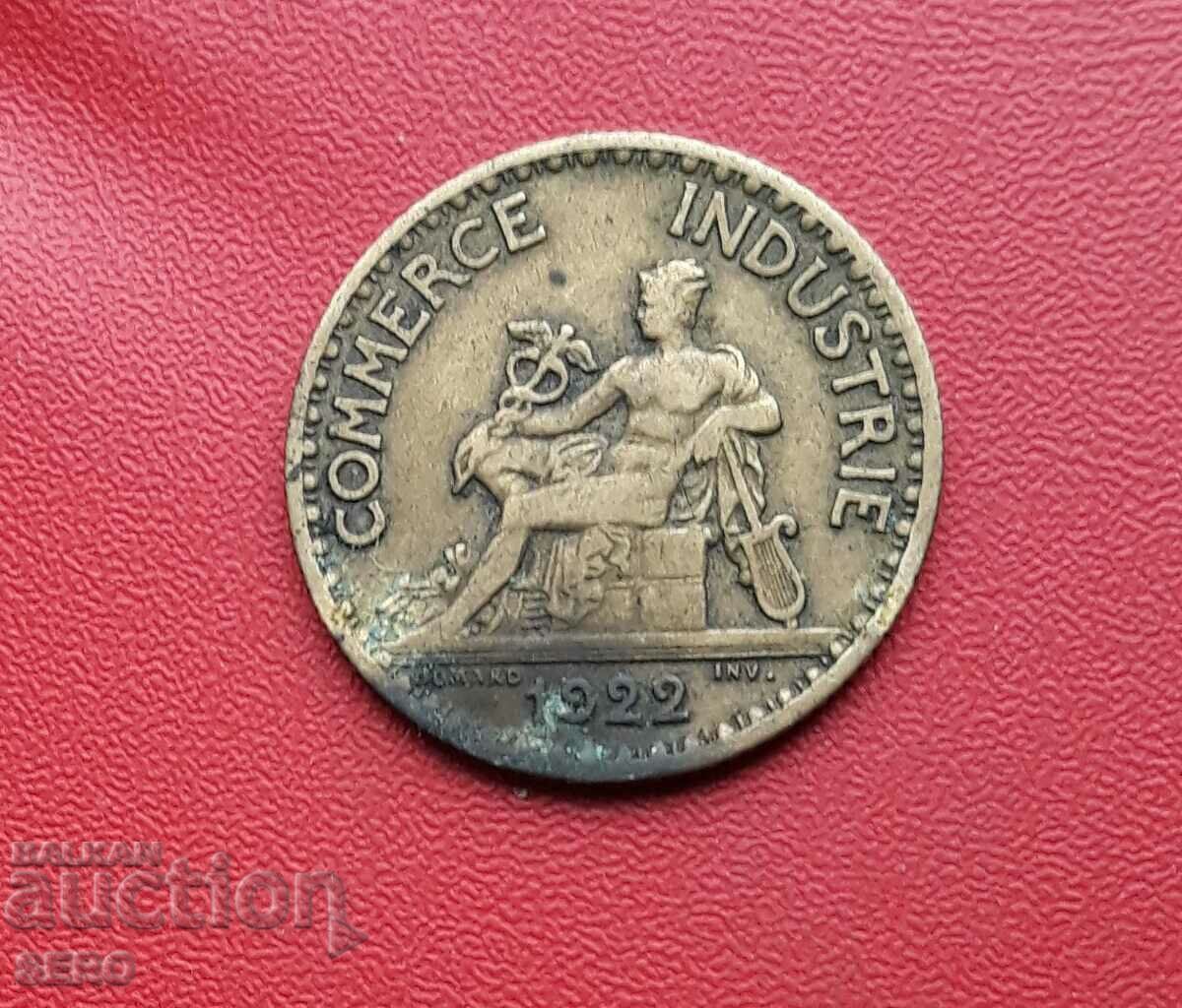 Γαλλία-1 φράγκο 1922 με τιμή 0.50 BGN | € 0.26