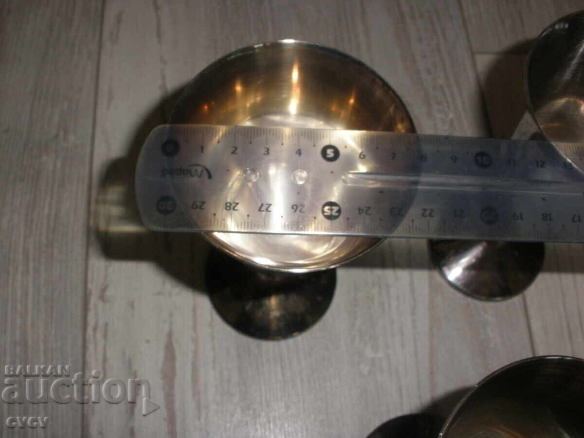 Auction Silver-Plated Bowls - 5 pcs Auction Silver-Plated Bowls - 5 pcs