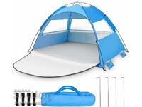 Cort de plajă automat, cort, Pop Up pentru 3–4 persoane