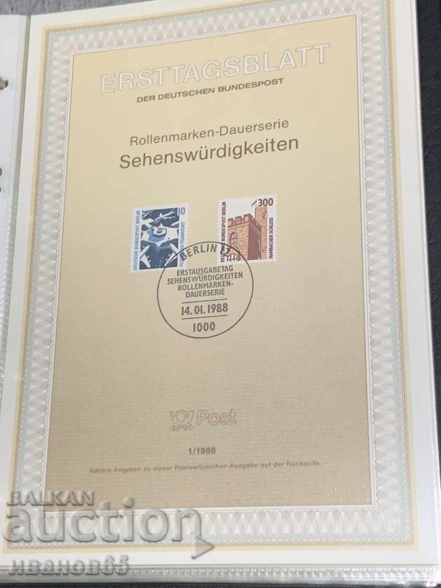 Album German First Day Sheets - 5