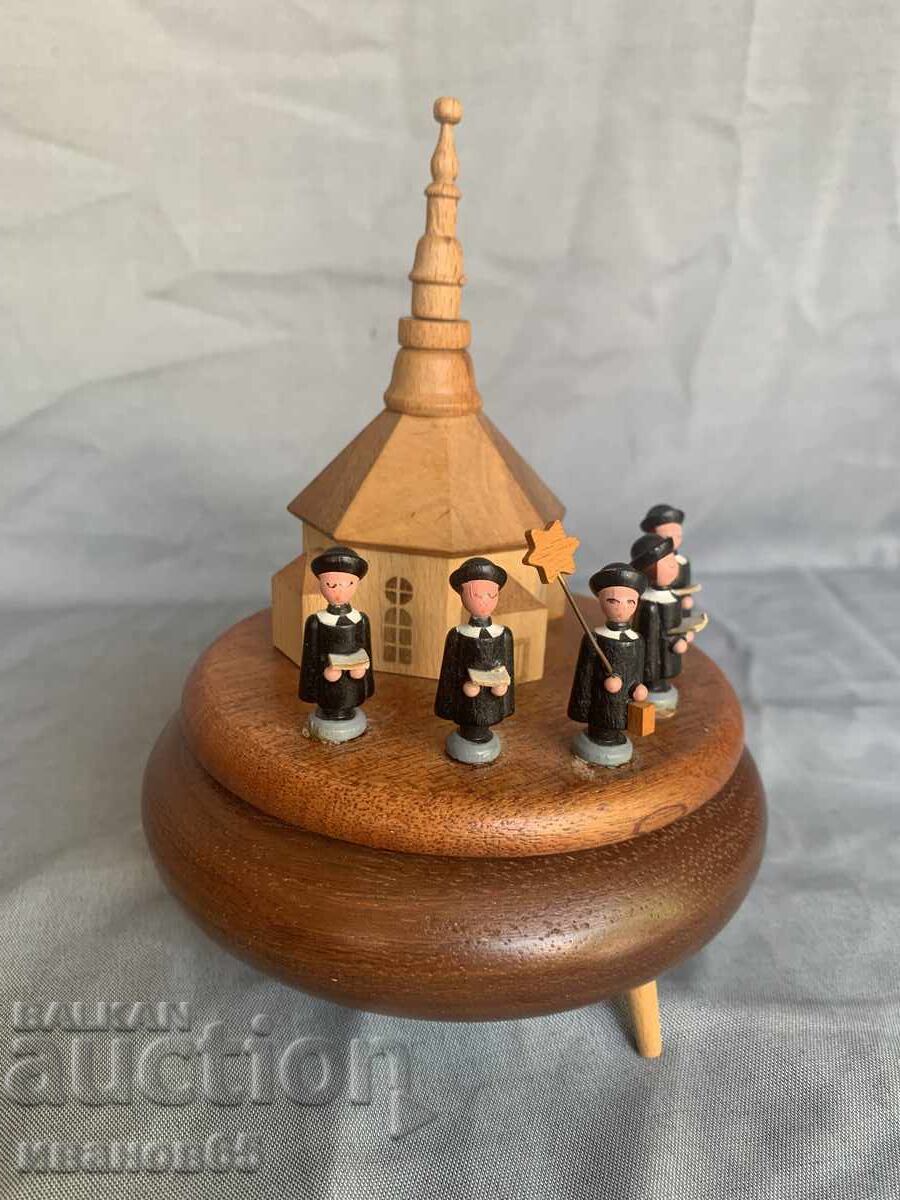 Wooden musical box, interesting with price 50.00 BGN | € 25.56
