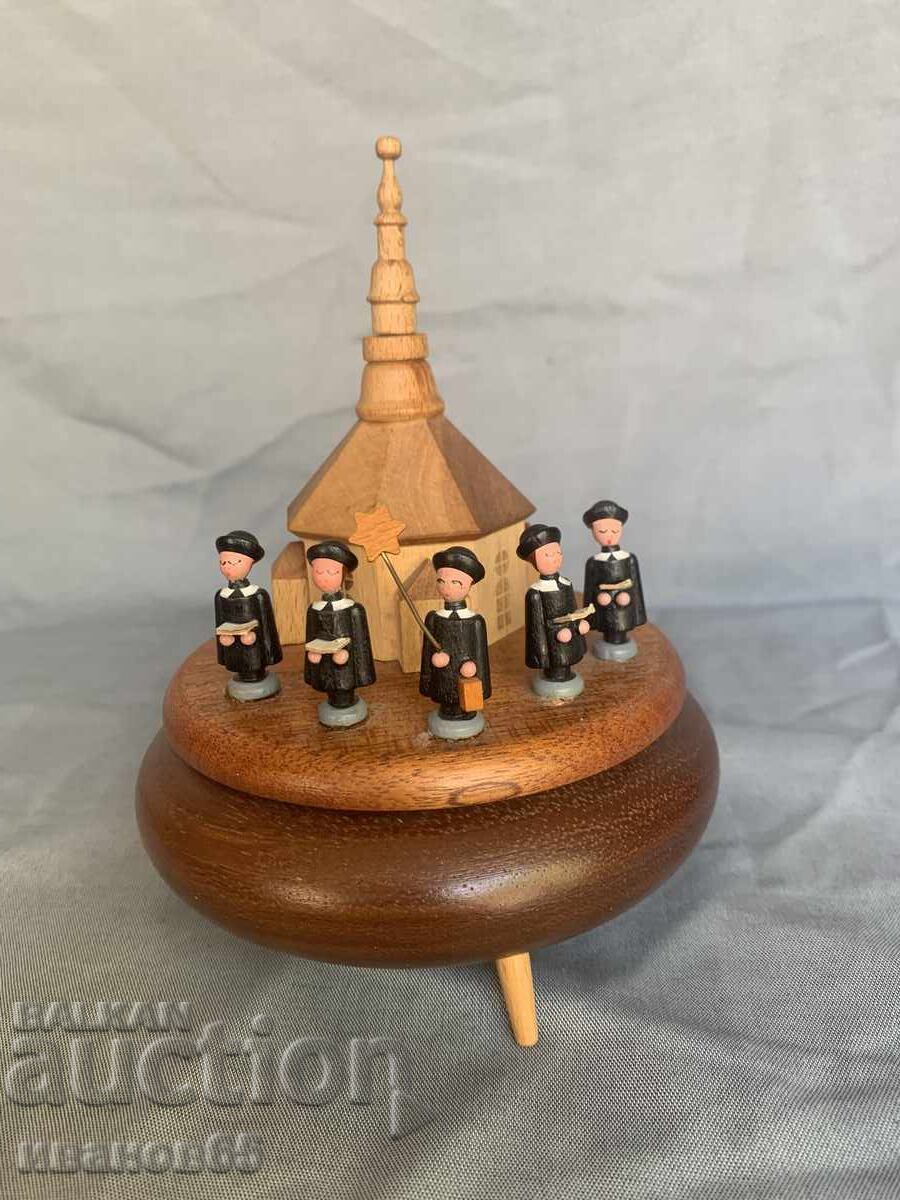 Wooden musical box, interesting