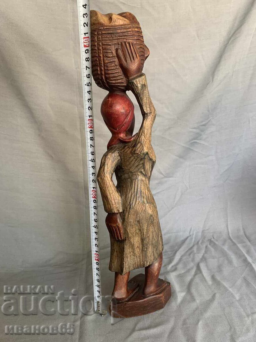 Παράδοση ξύλινη φιγούρα αγαλματίδιο