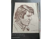 Portrait drawing by Preslav Karshovski