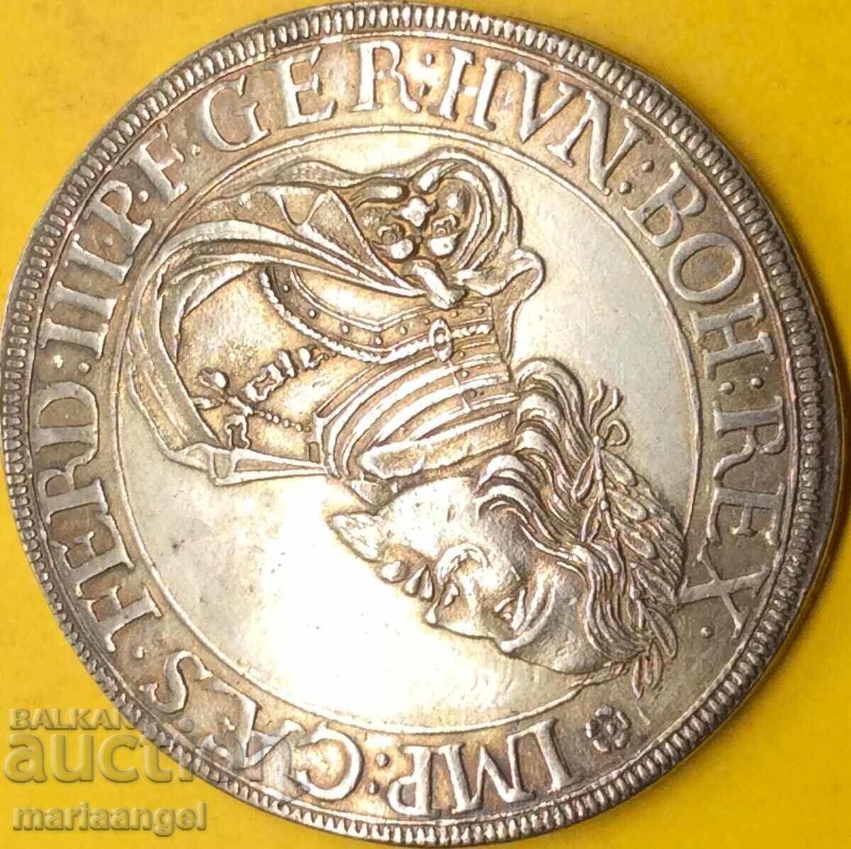 Thaler 1642 Germany Augsburg Ferdinand III 29g silver with price € 940.00 | 1838.48 BGN Thaler 1642 Germany Augsburg Ferdinand III 29g silver with price € 940.00 | 1838.48 BGN