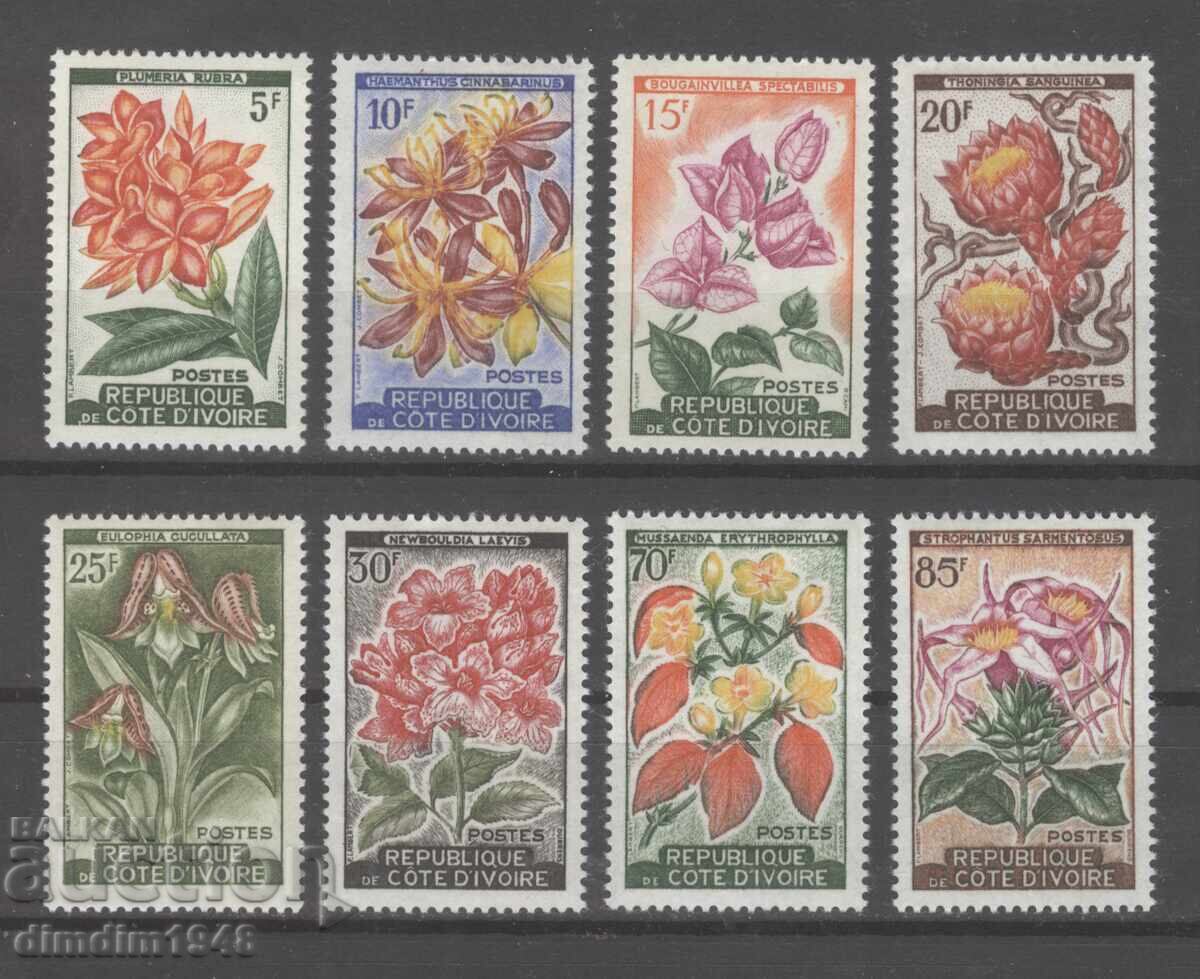 Upper Volta - Flora, complete series, mint with original gum