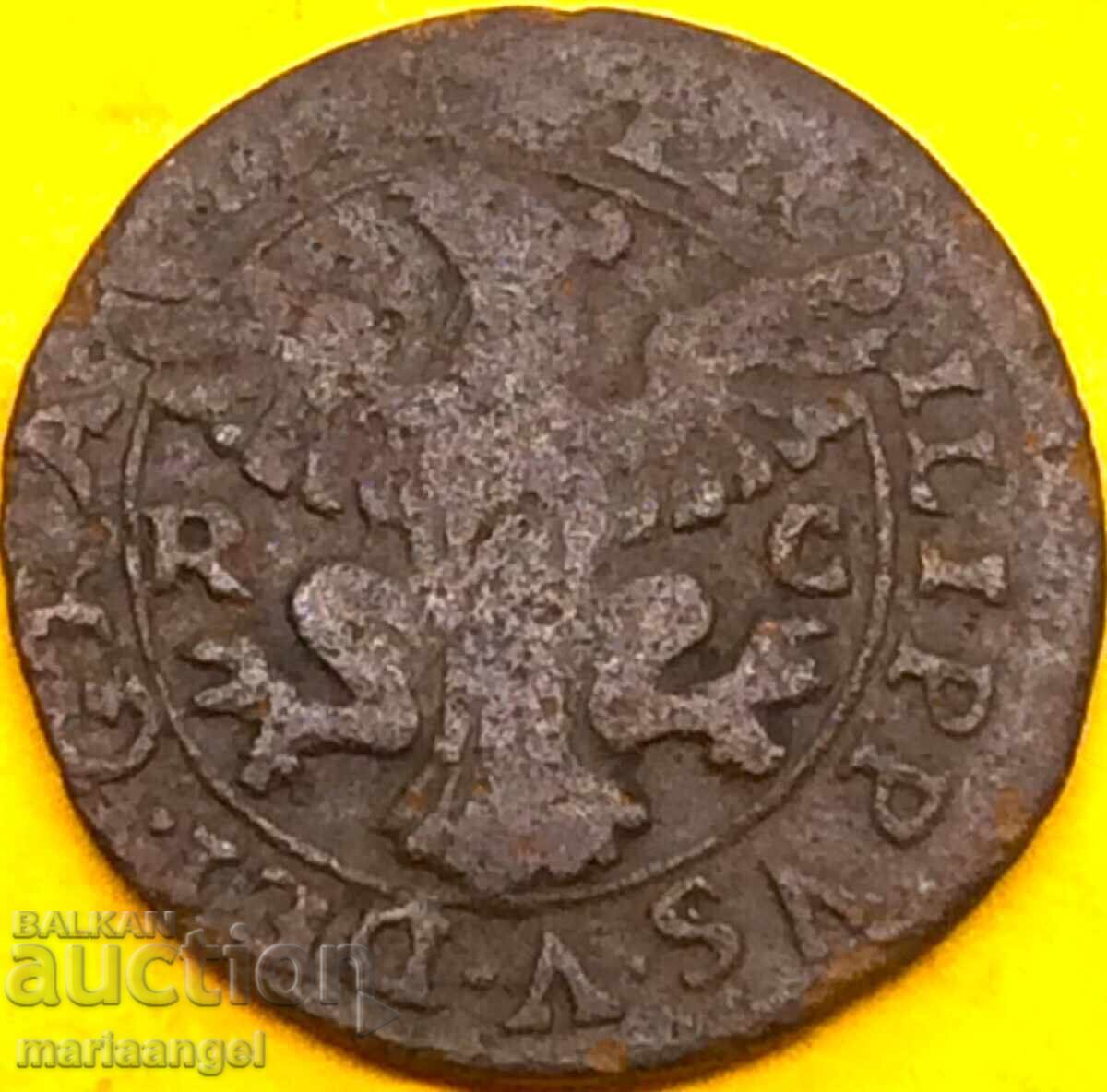 Ιταλία 1701 3 πικόλι Παλέρμο Φίλιππος V (1701-1713) 2,42γρ RARE - 7