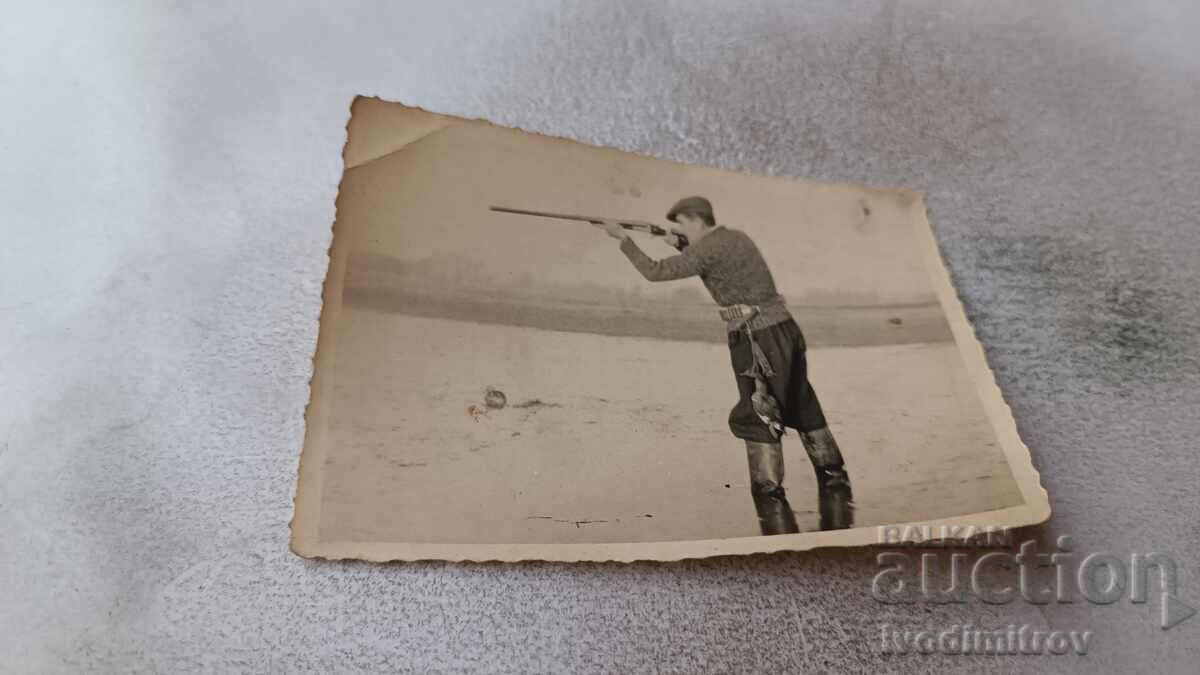 Photograph Hunter in a Lake 1956 Photograph Hunter in a Lake 1956