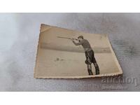 Φωτογραφία Κυνηγού στη λίμνη 1956